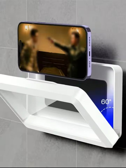 Waterproof Bathroom Mobile Phone Box, Anti-Fog Touch Screen, Shower Accessories, Wall Mount Phone Holder, For Shower Bathroom